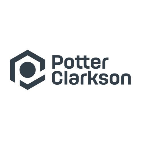 The logo of Terkko Health Hub's partner Potter Clarkson